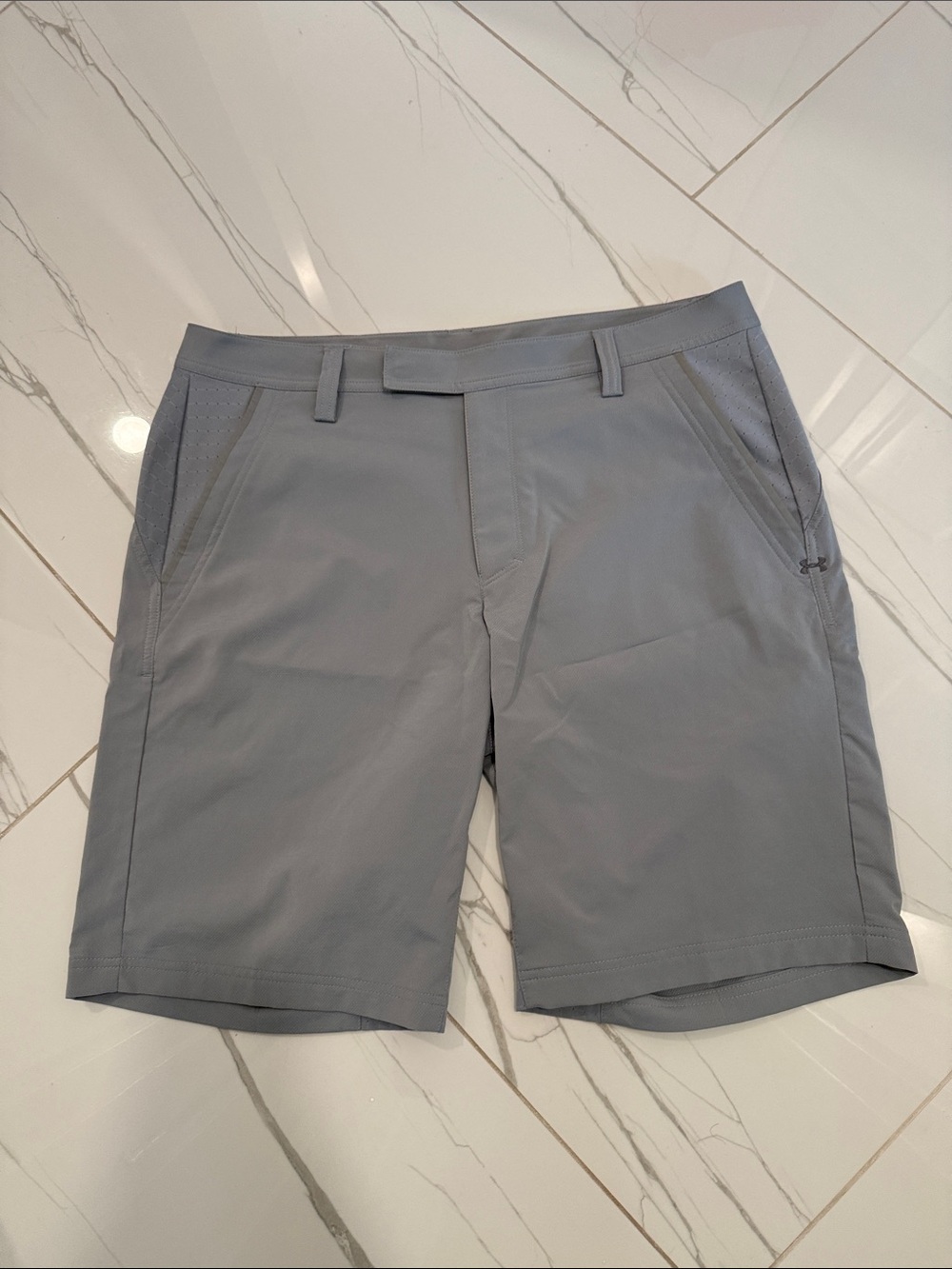 Under Armour Light Gray Hybrid Golf Shorts